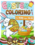 Easter Coloring Book for Kids ages 4-8: 44 Funny Animals with their Easter Eggs to color - Easter activity book for girls and boys - Religious christi - Paperback
