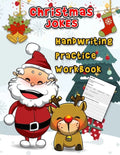 Christmas Jokes Handwriting Practice Workbook: A Humorous Word Tracing Workbook With 55 Jokes To Practice writing For Kids In Kindergarten First Grade - Paperback