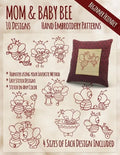 Mother and Baby Bee Hand Embroidery Patterns - Paperback