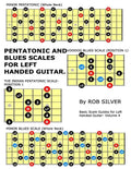 Pentatonic and Blues Scales for Left Handed Guitar - Paperback