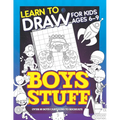 Learn To Draw For Kids Ages 6-9 Boys Stuff: Drawing Grid Activity Books for Kids To Draw Cool Boys Cartoons - Paperback