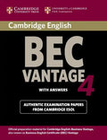 Cambridge Bec 4 Vantage Student's Book with Answers: Examination Papers from University of Cambridge ESOL Examinations - Paperback