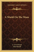 A World on the Wane - Paperback