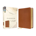 Flourish: The NIV Bible for Women, Leathersoft, Brown, Comfort Print - Imitation Leather