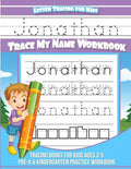 Jonathan Letter Tracing for Kids Trace my Name Workbook: Tracing Books for Kids ages 3 - 5 Pre-K & Kindergarten Practice Workbook - Paperback