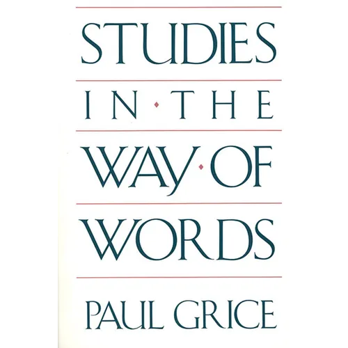 Studies in the Way of Words - Paperback