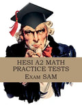 HESI A2 Math Practice Tests: HESI A2 Nursing Entrance Exam Math Study Guide - Paperback