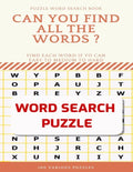 Puzzle Word Search Book Can You Find All the Words ? Find Each Word If Yo Can Easy to Medium to Hard Word Search Puzzle 100 Various Puzzles: Word Sear - Paperback