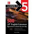 5 Steps to a 5: 500 AP English Literature Questions to Know by Test Day, Third Edition - Paperback