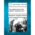 The patent laws of all nations. Volume 2 of 2 - Paperback