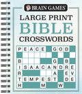 Brain Games - Large Print Bible Crosswords - Spiral
