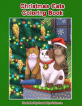 Christmas Cats Coloring Book: Cats and Kittens Holiday Coloring Book for Adults - Paperback
