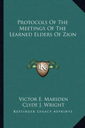 Protocols of the Meetings of the Learned Elders of Zion - Paperback