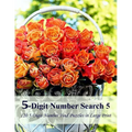 5-Digit Number Search 5: 120 5-Digit Number Find Puzzles in Large Print - Paperback