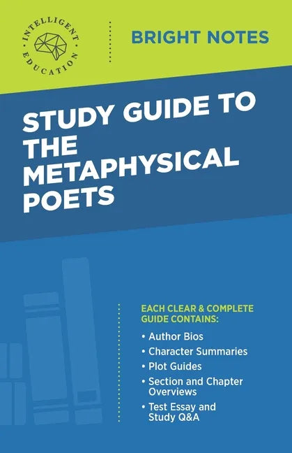 Study Guide to The Metaphysical Poets - Paperback