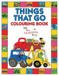 Things That Go Colouring Book with The Learning Bugs: Fun Children's Colouring Book for Toddlers & Kids Ages 3-8 with 50 Pages to Colour & Learn About - Paperback