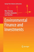 Environmental Finance and Investments - Paperback
