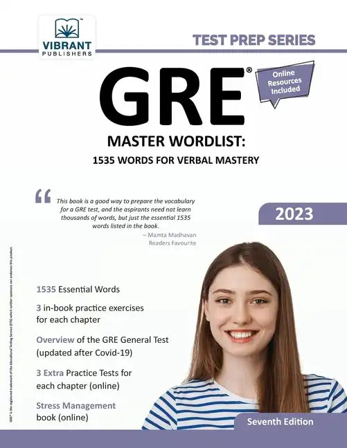 GRE Master Wordlist: 1535 Words for Verbal Mastery - Paperback