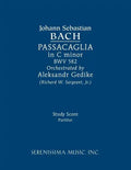Passacaglia in C minor, BWV 582: Study score - Paperback
