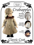 Classic Coat: Step-by-Step Instructions and Full-Size Pattern Pieces for 18" Dolls - Paperback