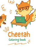 Cheetah Coloring Book - Paperback