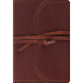 ESV Student Study Bible (Natural Leather, Brown, Flap with Strap) - Leather