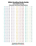 Read the Bible Daily - Bible Reading Guide, Event and Character Exploration - Paperback