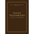 Nvi, Nuevo Testamento de Bolsillo, Con Salmos Y Proverbios, Revisión 2022, Leatherflex, Café - Paperback