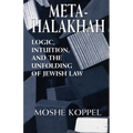 Meta-Halakhah: Logic, Intuition, and the Unfolding of Jewish Law - Paperback