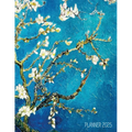 Vincent Van Gogh Planner 2025: Almond Blossom Painting Artistic Post-Impressionism Art Organizer: January-December (12 Months) - Paperback