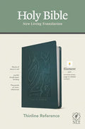 NLT Thinline Reference Bible, Filament Enabled Edition (Red Letter, Leatherlike, Teal Blue) - Imitation Leather