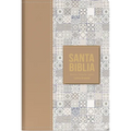 Biblia Rvr 1960 Letra Grande Tamaño Manual Símil Piel Marrón Claro(bible Rvr 1960 Large Print Handsize Leatherlike Tiles Light Brown (Spanish Edition) - Leather