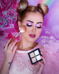 My Make Up Designs: Book of face chart templates for make up artist designers creations. Perfect for teens, students & professionals. Lilac design - Paperback