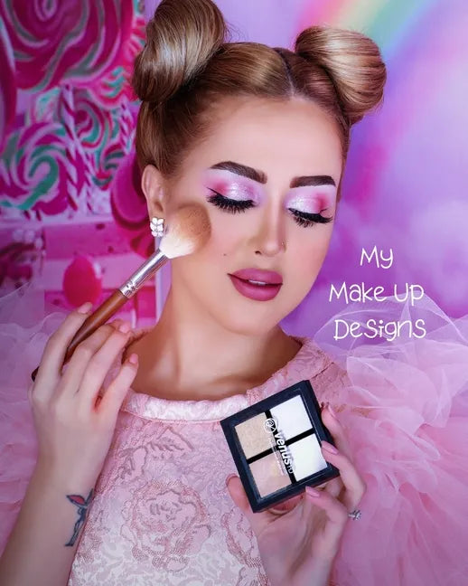 My Make Up Designs: Book of face chart templates for make up artist designers creations. Perfect for teens, students & professionals. Lilac design - Paperback