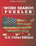 Word Search Puzzles: Search and Find Games for Adults-U.S. Cities Edition - Paperback