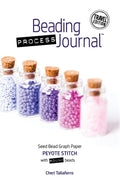 Beading Process Journal Travel Edition: Peyote Stitch for Round Beads - Paperback