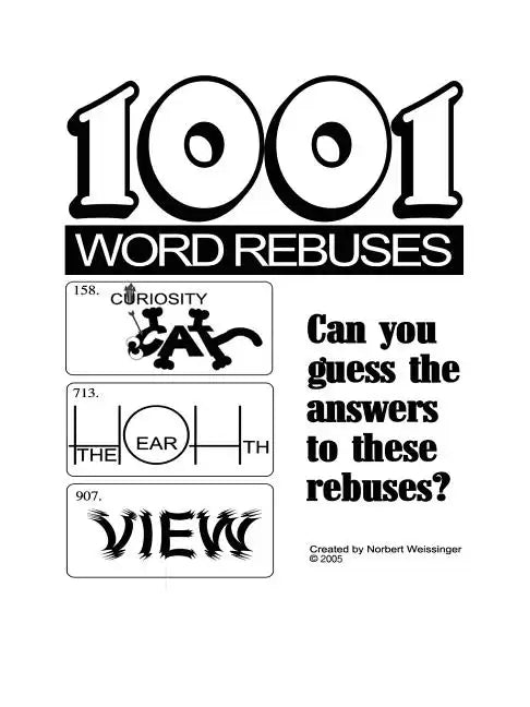 1001 Word Rebuses - Paperback