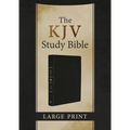 The KJV Study Bible, Large Print [Black Genuine Leather] - Leather