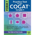 Practice Test for the CogAT Grade 1 Form 7 Level 7: Gifted and Talented Test Prep for First Grade; CogAT Grade 1 Practice Test; CogAT Form 7 Grade 1, - Paperback