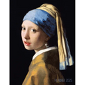 Girl With a Pearl Earring Planner 2025: Johannes Vermeer Artsy Year Agenda: January-December 12 Months Artistic Italian Renaissance Painting - Paperback