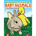 Bunnies, Ducks, and Baby Animals Coloring Book - Paperback