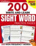 200 Write-and-Learn Sight Word Practice Pages: Learn the Top 200 High-Frequency Words Essential to Reading and Writing Success (Sight Word Books) - Paperback