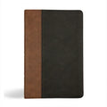 KJV Personal Size Giant Print Bible, Black/Brown Leathertouch - Imitation Leather