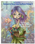 Lacy Sunshine's Enchanted Seas Coloring Book Volume 8: Mermaids, Pirates, and Sea Life - Paperback