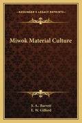 Miwok Material Culture - Paperback
