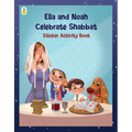 Ella and Noah Celebrate Shabbat: Sticker Activity Book - Paperback