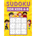 Sudoku for kids 6-8: 200 Sudoku puzzles for kids ages 6-8 with instructions and answers - Large size - Paperback