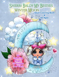 Sherri Baldy My Besties Winter Moon Adult Coloring Book and all ages - Paperback
