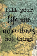 Bucket List: Fill Your Life With Adventures Not Things Couples Travel Bucket List - Paperback
