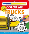 Color Me: Trucks: Paint the Pictures Again and Again! - Board Book